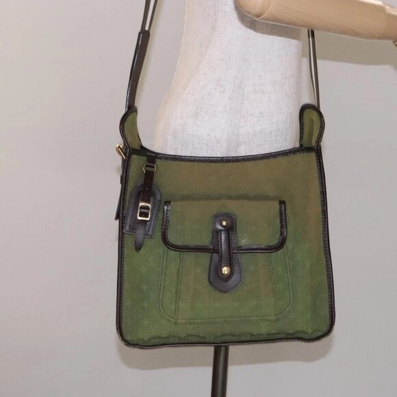 LOUIS VUITTON Monogram Mini Besace Mary Kate Bag TST Khaki LV Auth - Picture 14 of 16